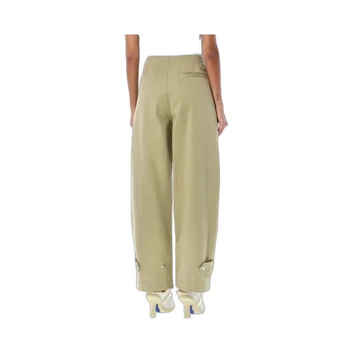 Straight-Leg Buckle-Waist Trousers