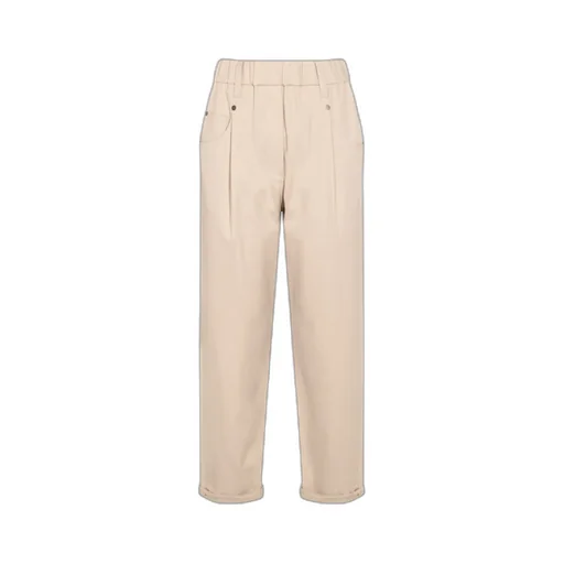 Elasticated Waistband Cropped Pants