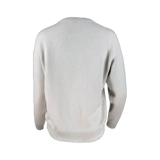 Sequin-Embellished Crewneck Jumper