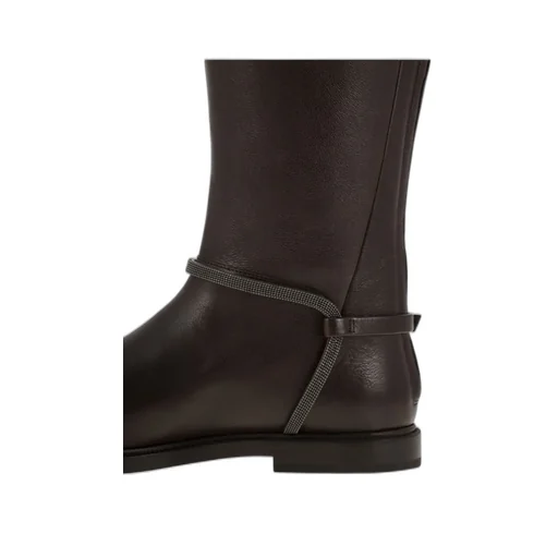 Buckle-Strap Boots