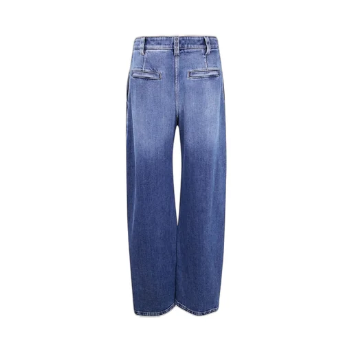 Monili Detailed Wide-Leg Jeans