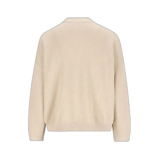 Monili-Embellished V-Neck Jumper