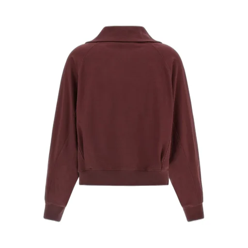 Zip-Up Long Sleeved Sweatshirt