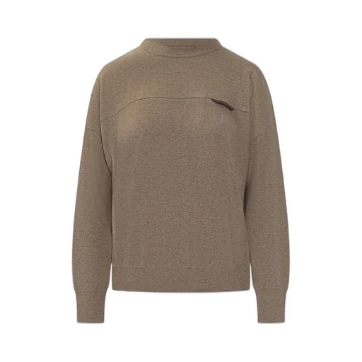 Monile Detailed Cropped Sweater