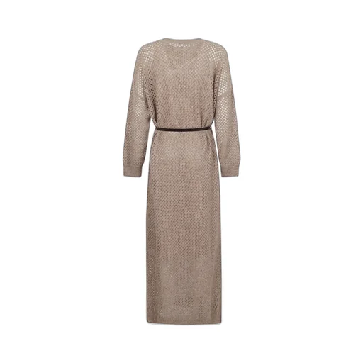 Sequin Embellished Knitted Midi Dress