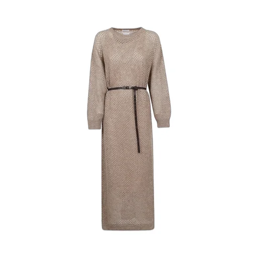Sequin Embellished Knitted Midi Dress