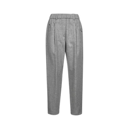 Monili Detailed Straight Leg Trousers