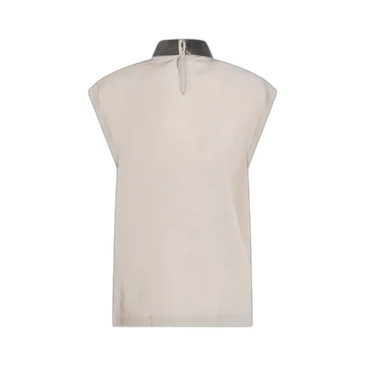 Embellished Neck Top