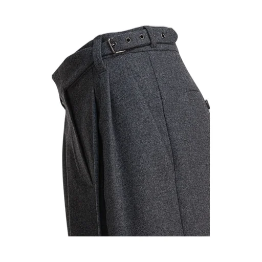 Pleated Belted Pants