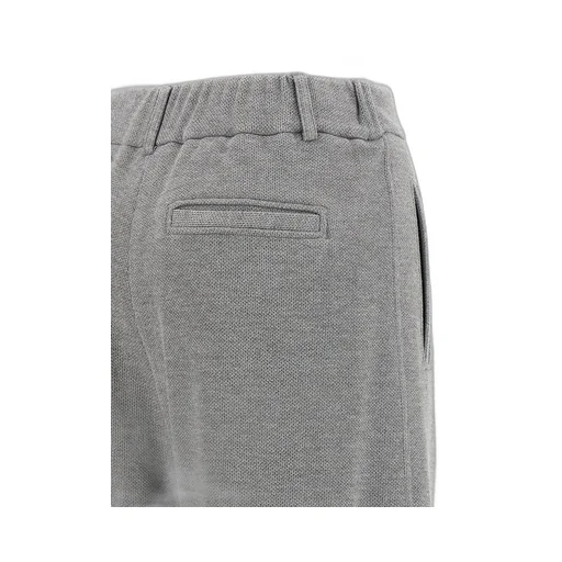 High-Waisted Straight Leg Trousers