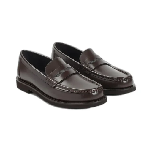 Embellished Loafers