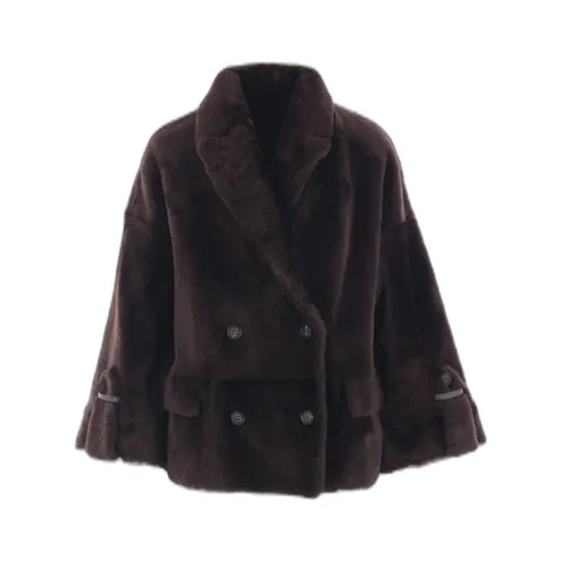 Double-Breasted Reversible Coat