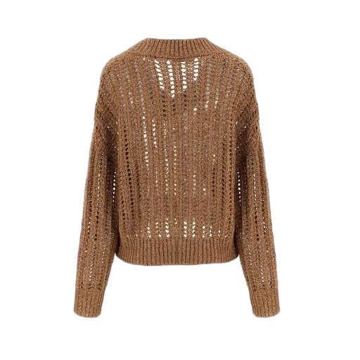 V-Neck Drop Shoulder Jumper