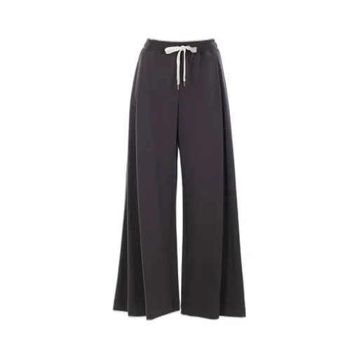 Drawstring Wide-Leg Trousers