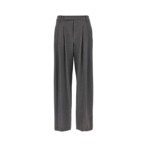 Sartorial Baggy Wide-Leg Trousers