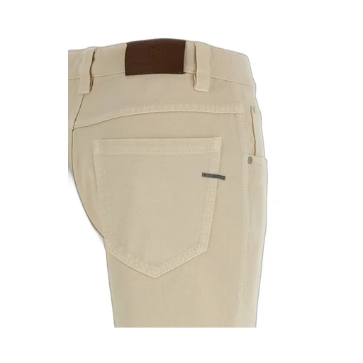 Logo Patch Straight Leg Jeans