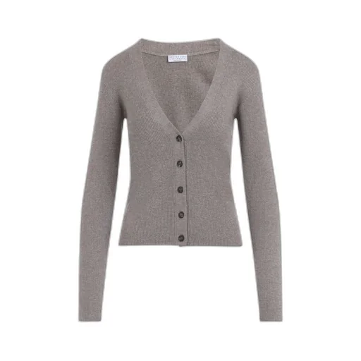 V-Neck Knitted Cardigan