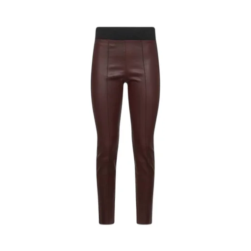Stretch Leather Leggings