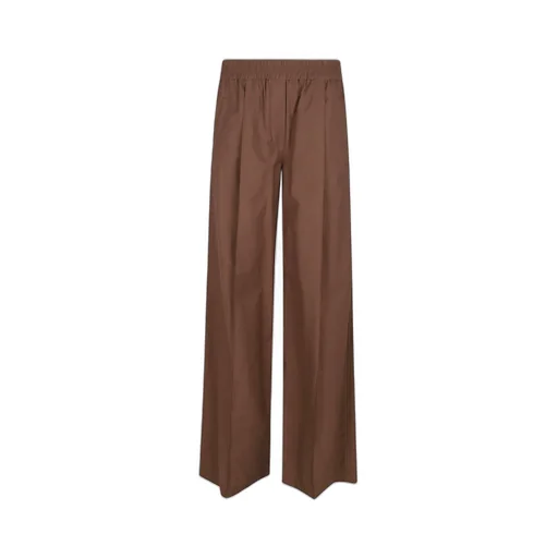 Pleated Wide-Leg Trousers