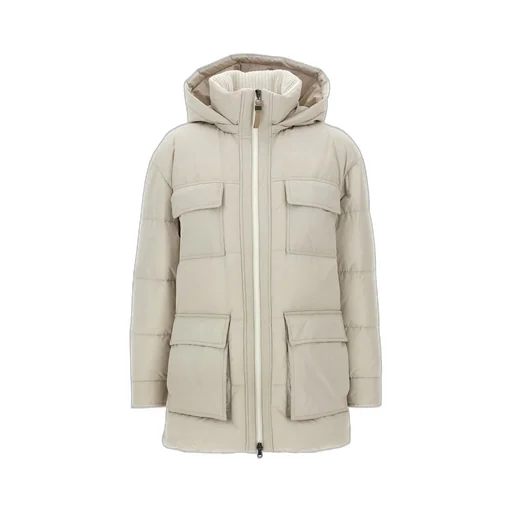 Knitted Neck Down Jacket