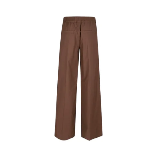 Pleated Wide-Leg Trousers