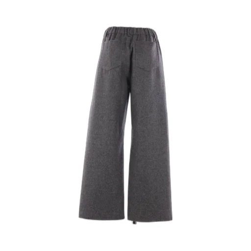Drawstring Wide Leg Trousers