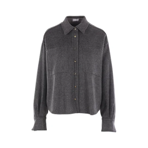Button-Up Long-Sleeved Shirt