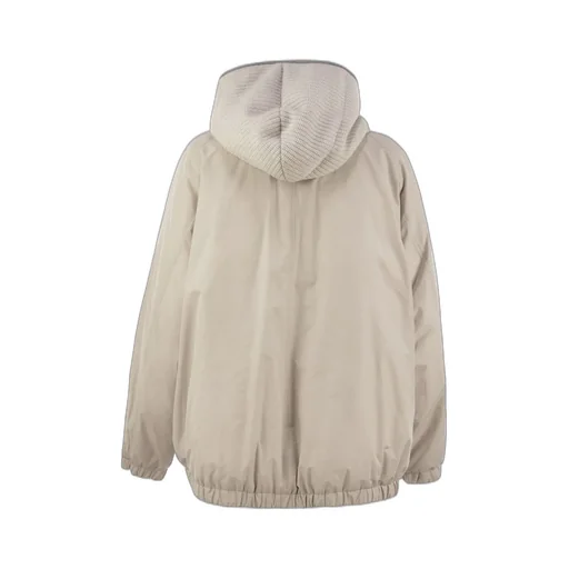 Elasticated Hem Hooded Jacket