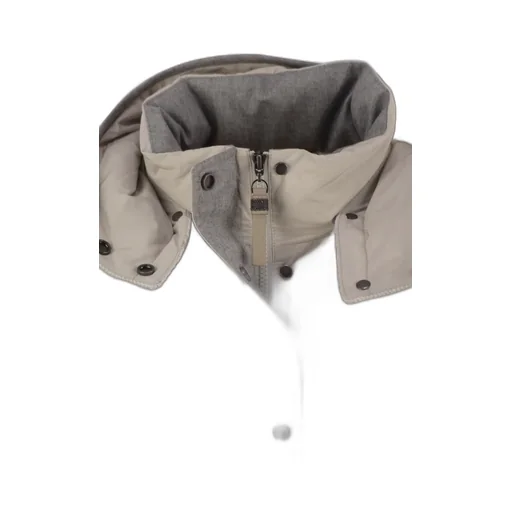 Elasticated Hem Hooded Jacket