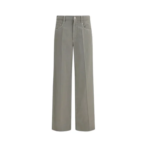Garment-Dyed Loose Trousers