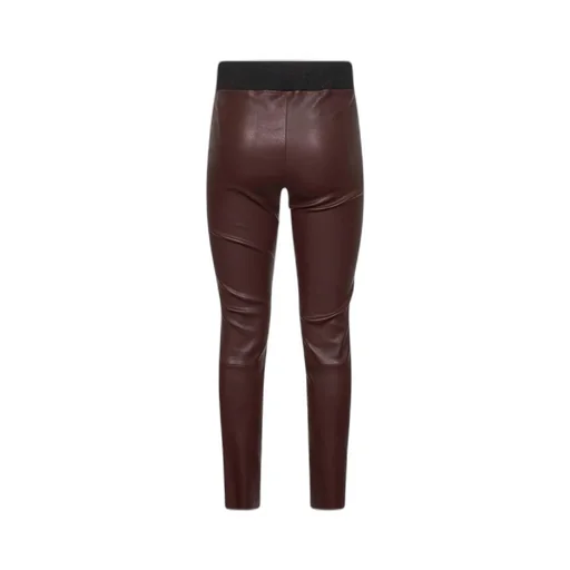 Stretch Leather Leggings