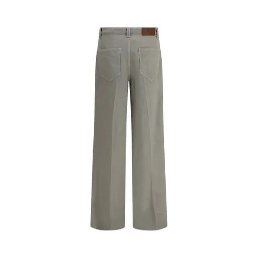 Garment-Dyed Loose Trousers