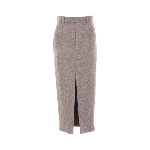 Diagonal Sartorial Pencil Skirt