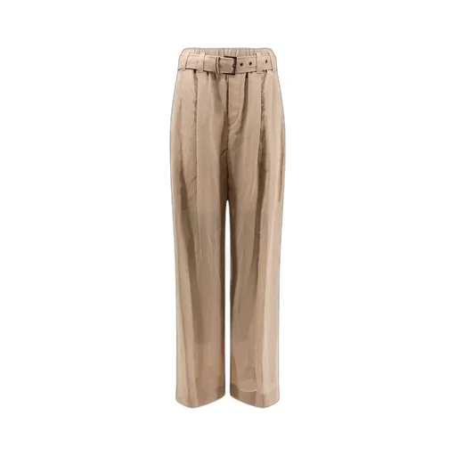 Belted Wide-Leg Trousers