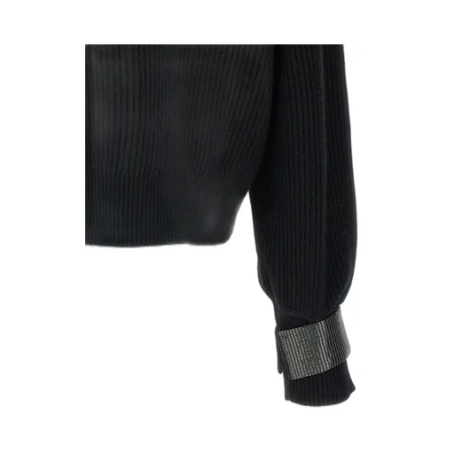 Monile Cuffs Crewneck Jumper