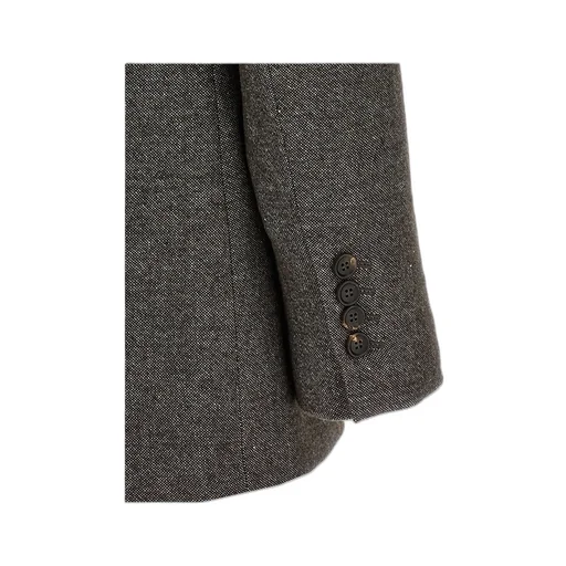 Double-Breasted Tweed Blazer