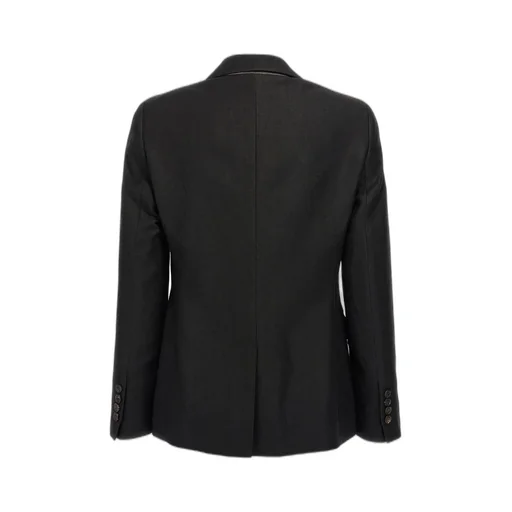 Monili Detailed Single-Breasted Blazer