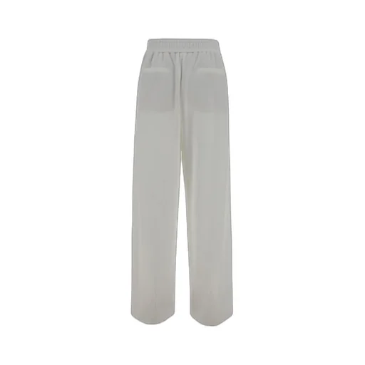 Drawstring Straight-Leg Trousers