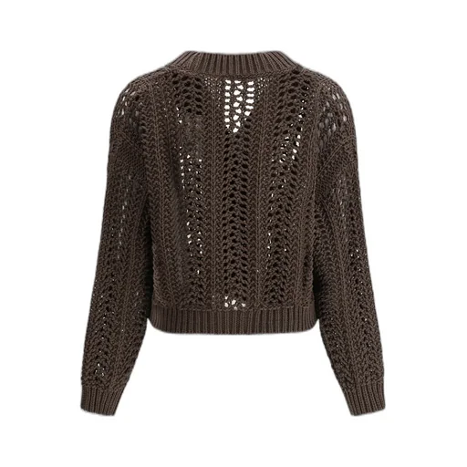 V-Neck Knitted Cardigan