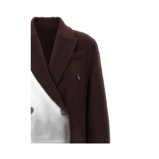 Double-Breasted Long Sleeved Coat