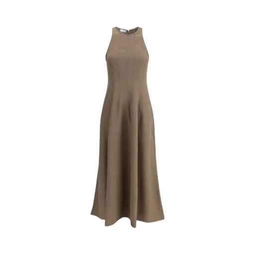 Sleeveless Crewneck Dress