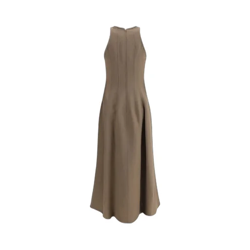 Sleeveless Crewneck Dress