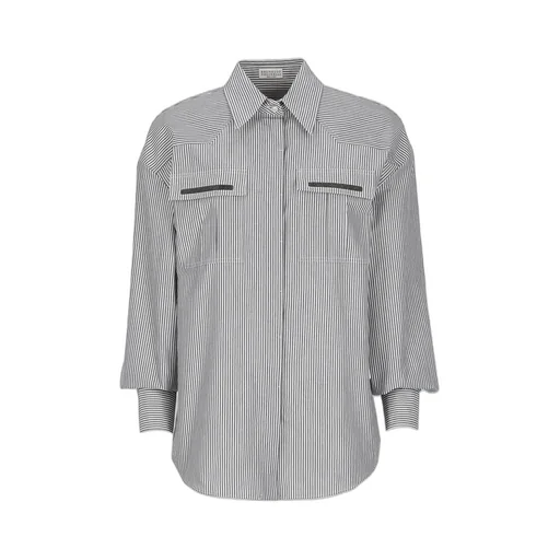 Striped Long-Sleeved Shirt