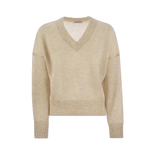 V-Neck Drop-Shoulder Jumper