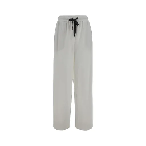 Drawstring Straight-Leg Trousers