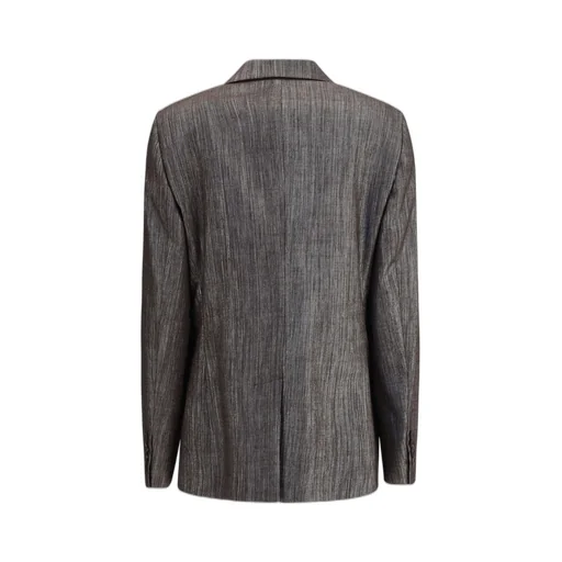Lurex Buttoned Blazer