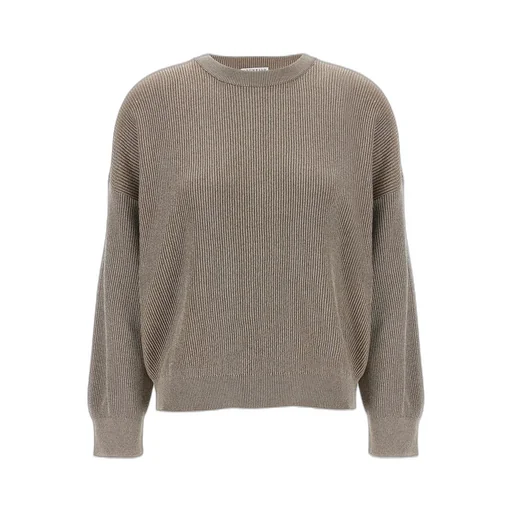 Lurex Detailed Crewneck Jumper