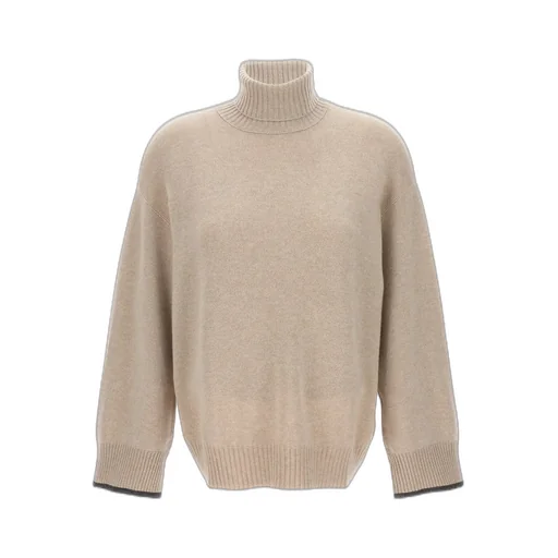 High-Neck Knitted Sweater