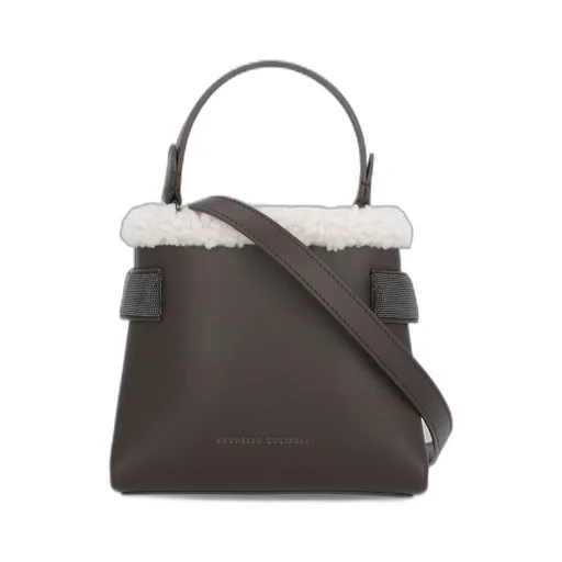 Logo Printed Embellished Tote Bag