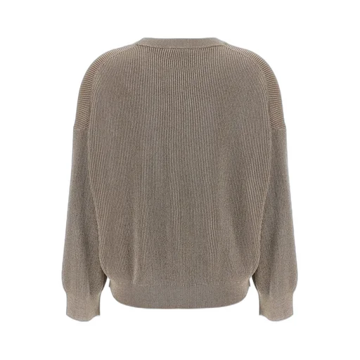 Lurex Detailed Crewneck Jumper